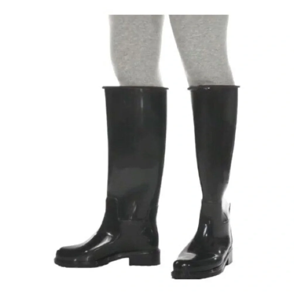 Melissa Fullness Black Rain Boots